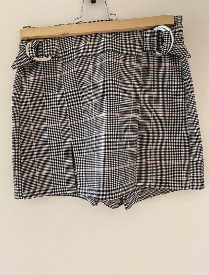 Bershka Skort Kariert