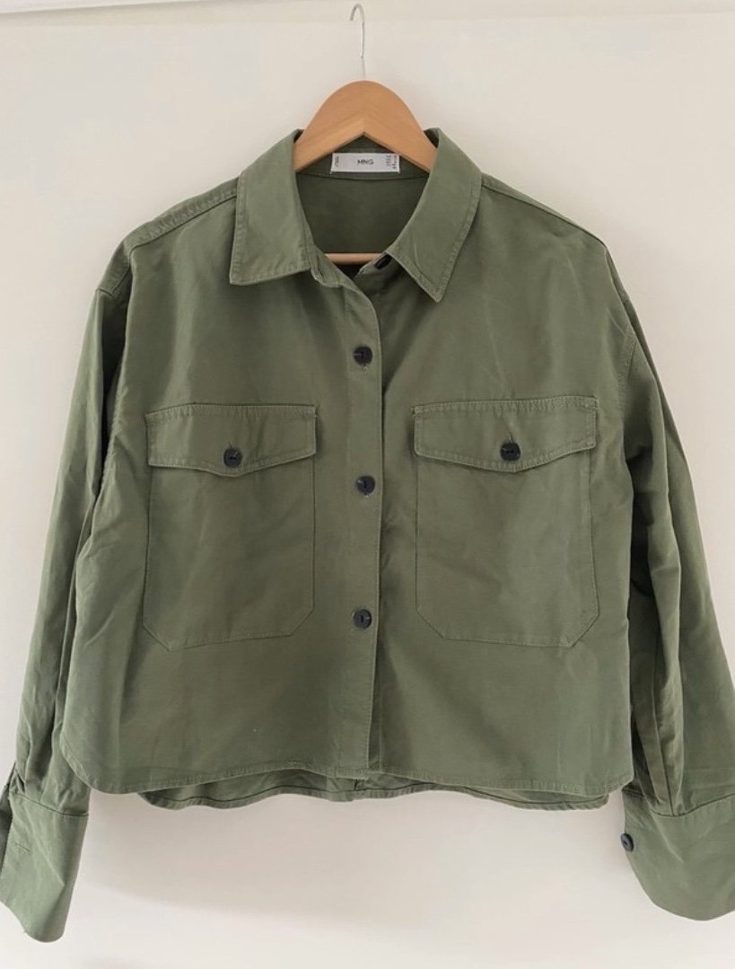 Mango Jacke in Khaki