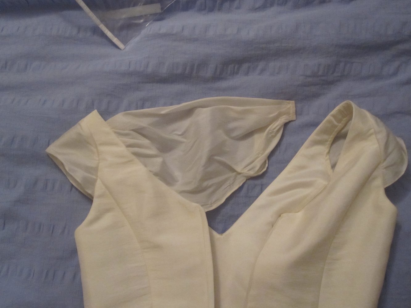 Ballkleid/Brautkleid,blau/creme, Gr. 38