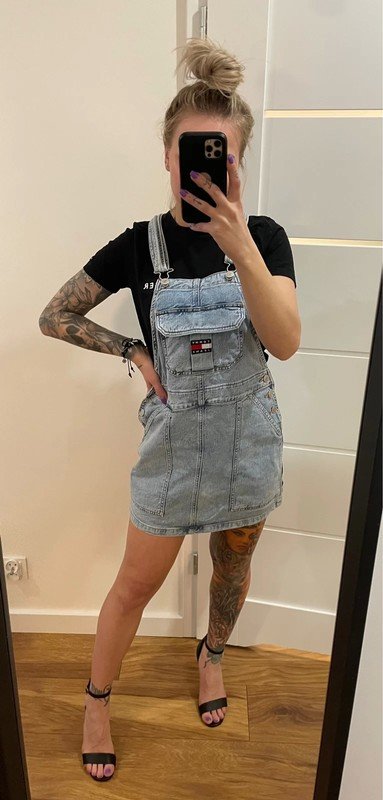 dungarees skirt