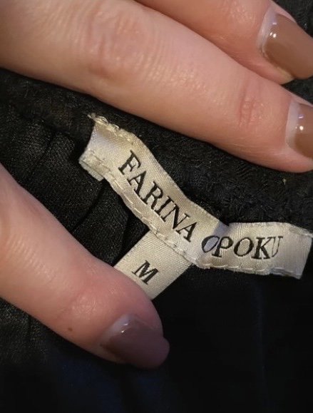 Farina Opoku Rock Tüll Palietten Gummibund