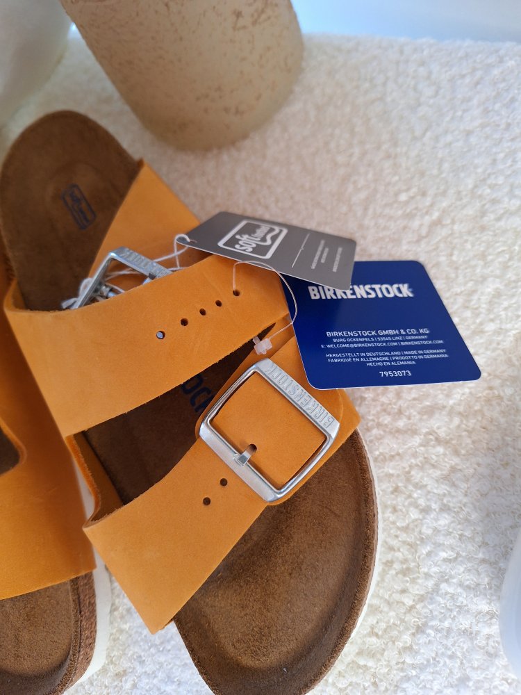 Birkenstock Arizona Softfeedbed Nubukleder occa NEU Gr. 38