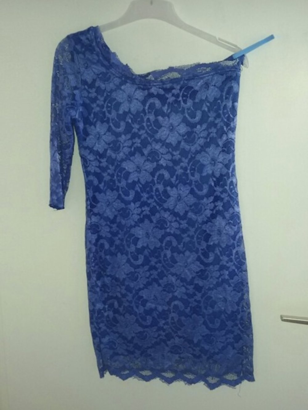 Spitzenkleid blau