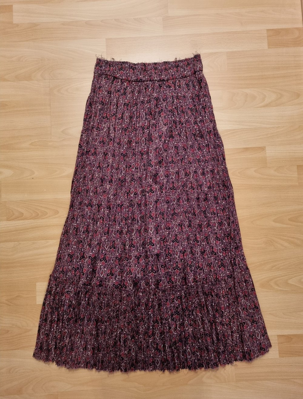 Zara Maxirock Boho Stil Gr. S Lila Neu