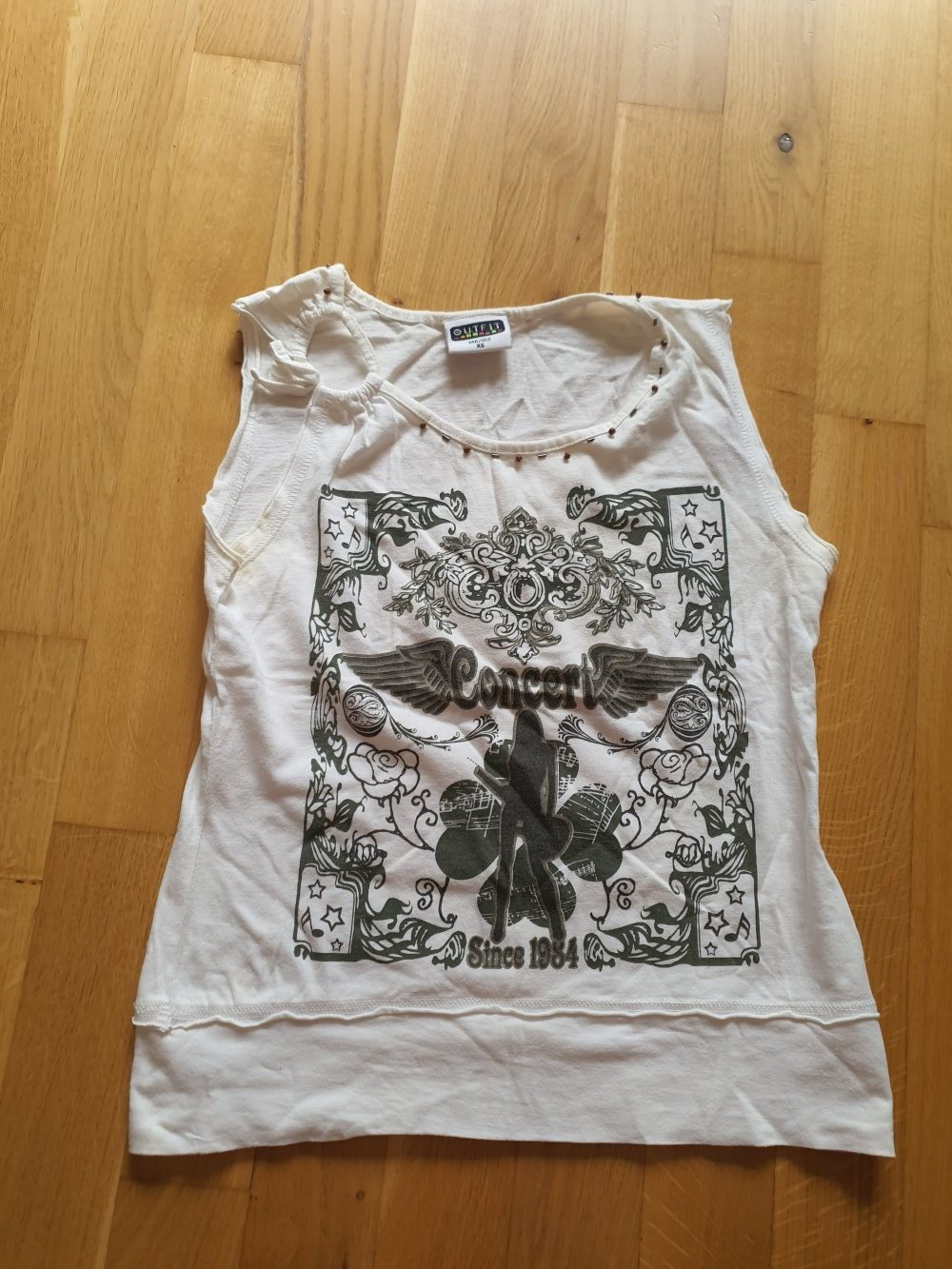 Top Oberteil Festival weiß XS