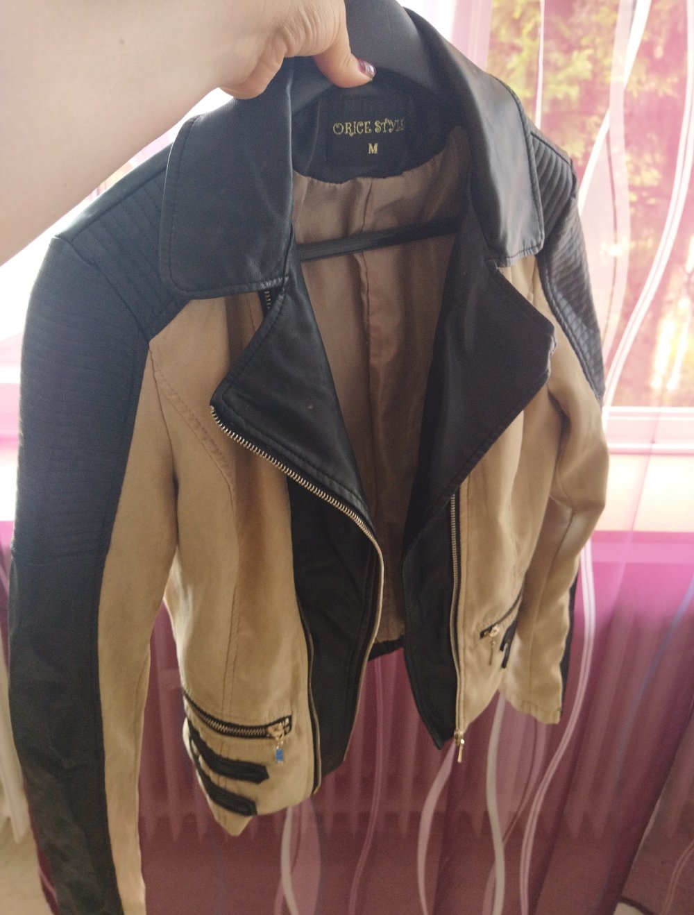 Sexy Lederjacke Gr.M 38