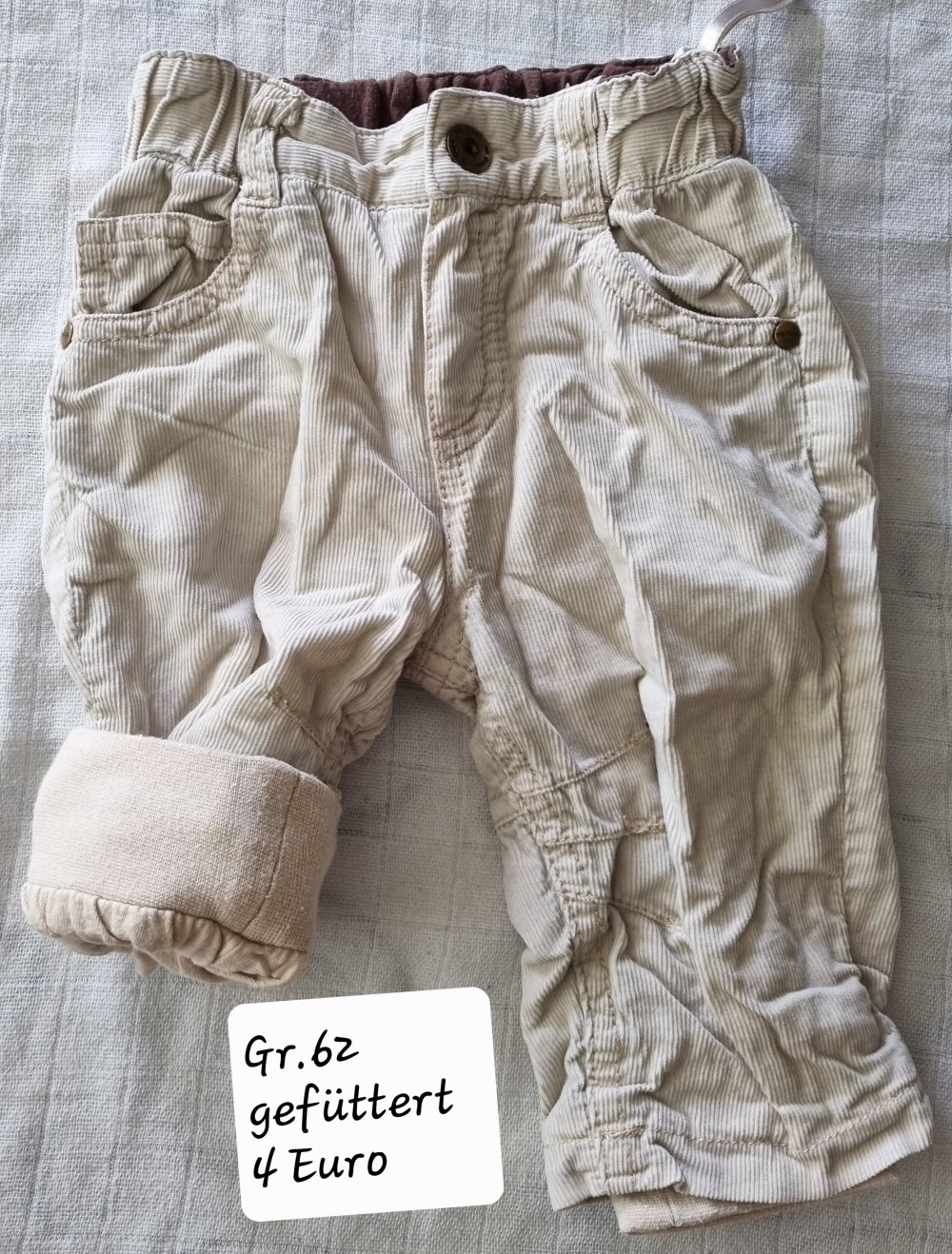 Baby Jungen Hose gefüttert