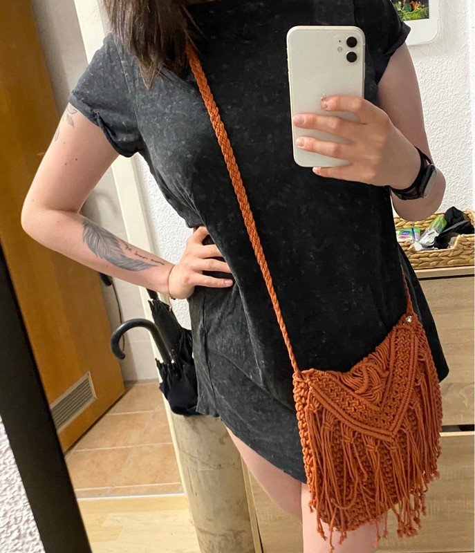 Makramee Umhängetasche