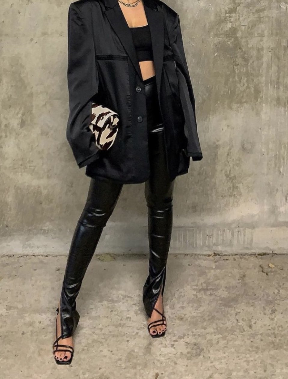 Leder Leggins Nakd Size S