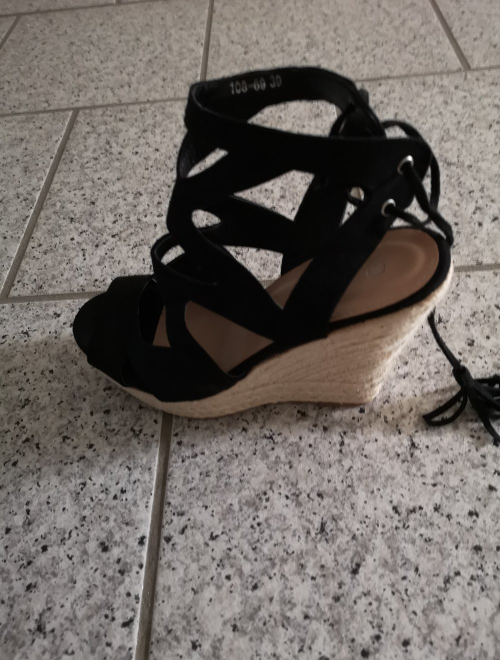 Keilabsatz Sandalen Gr. 39