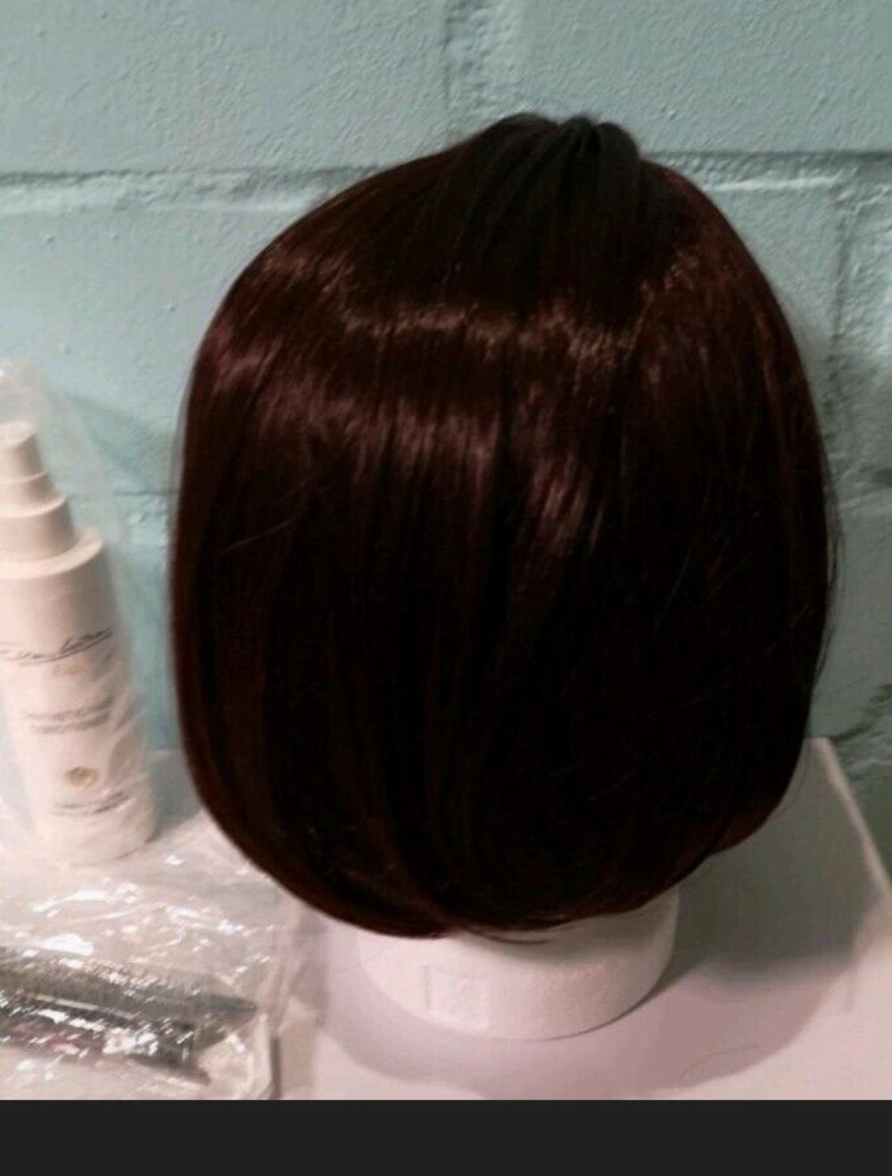 Kunsthaar Perücke mit Zubehör