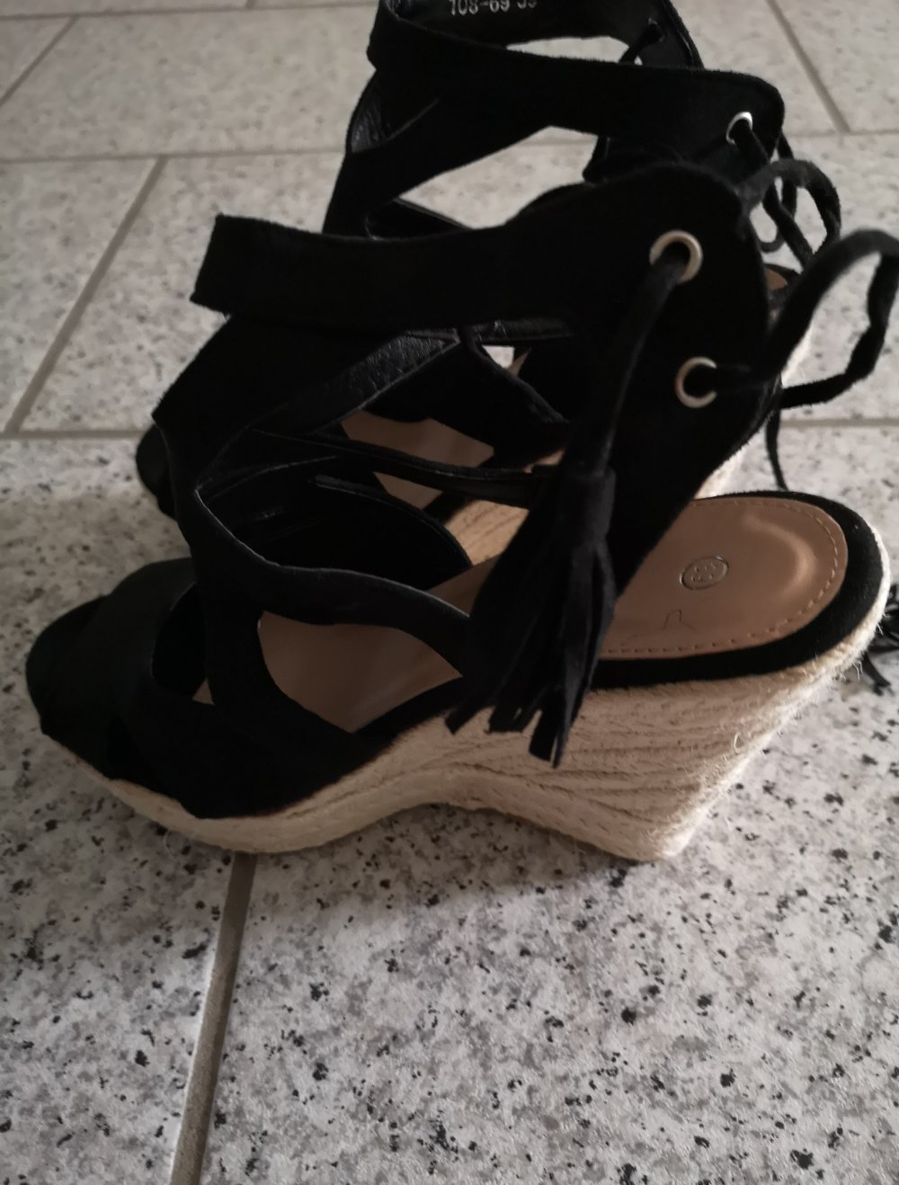 Keilabsatz Sandalen Gr. 39