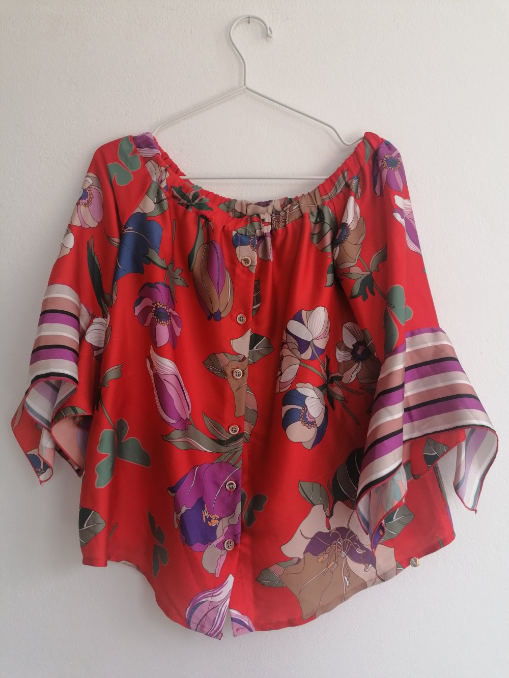 C5 Rinascimento Red Blouse