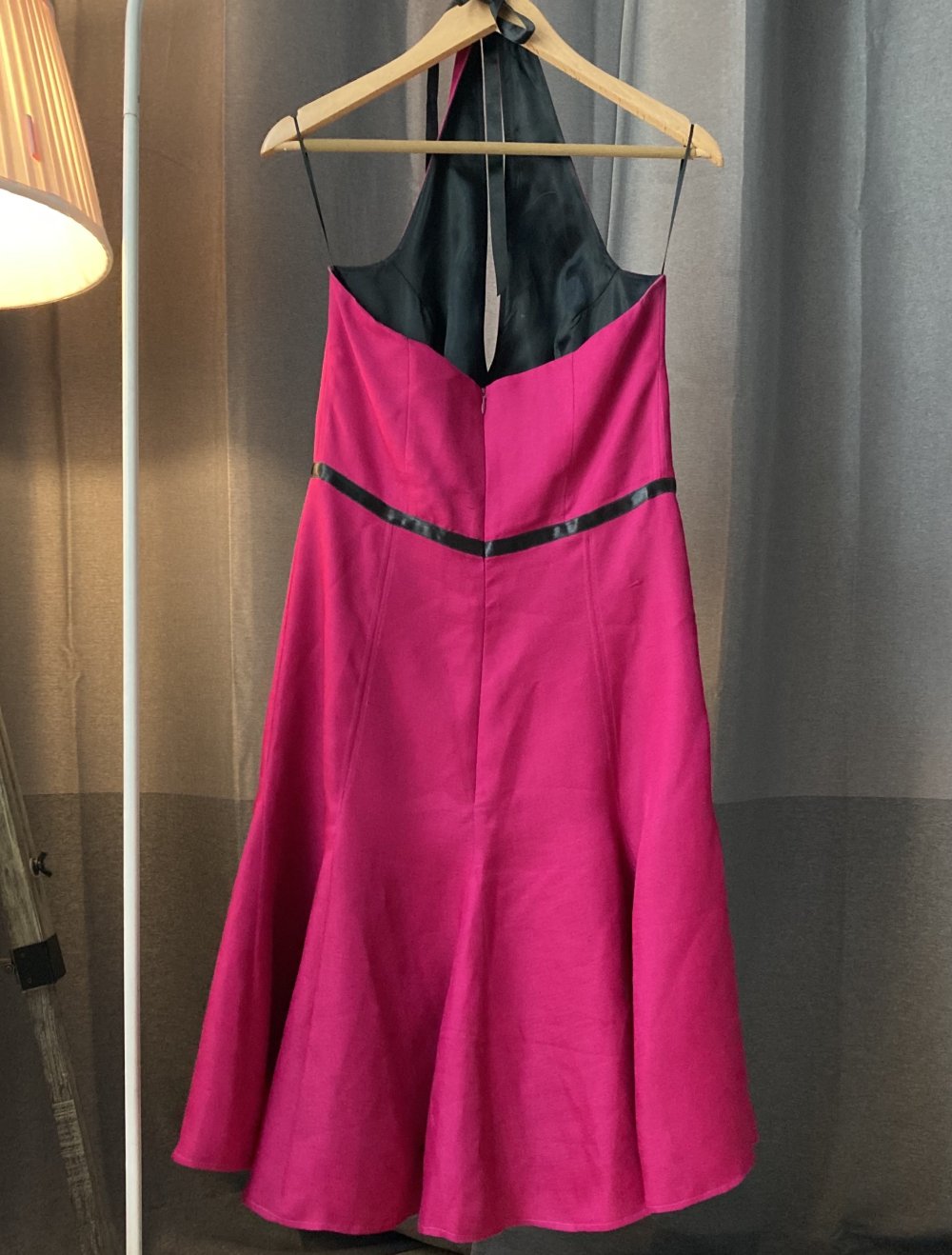 Cocktailkleid fuchsia, Wildseide