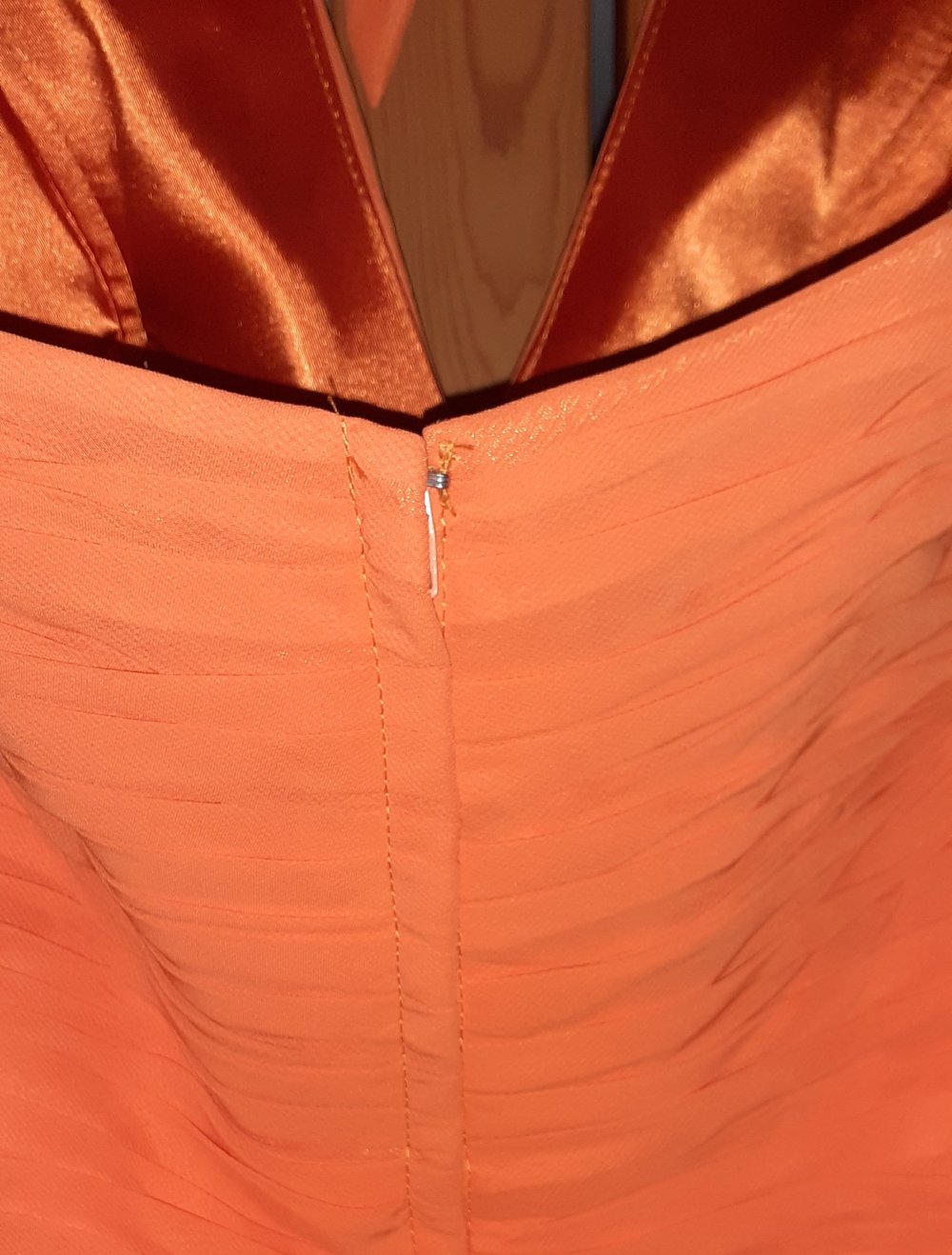 Kleid Party Empfang Hochzeit Oper in orange Größe M