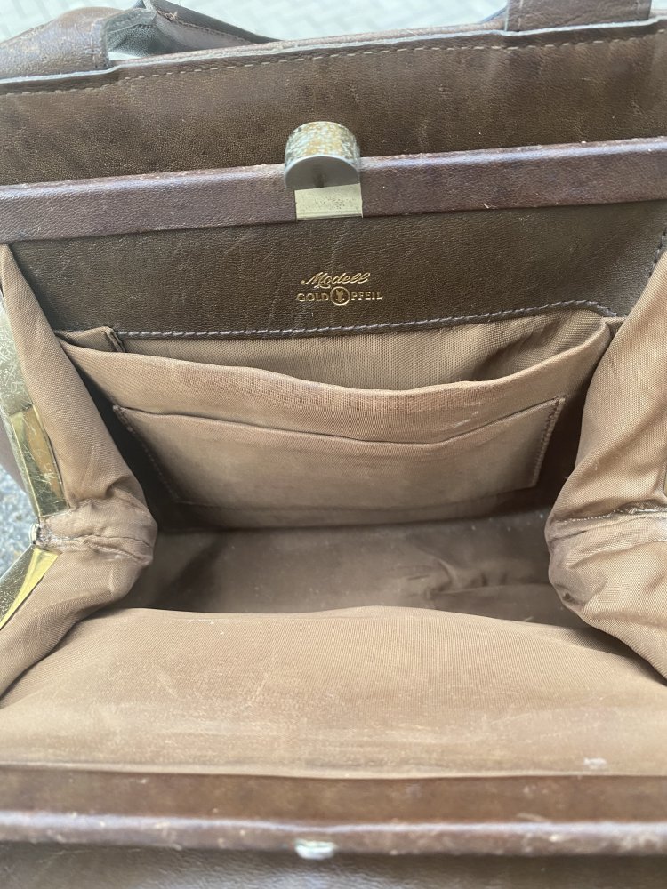 Niedliche Lederhandtasche 