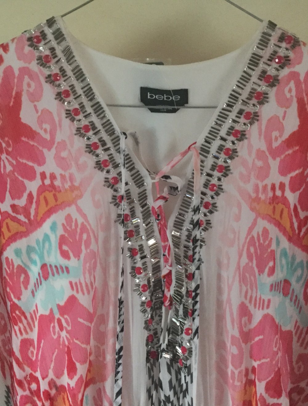 Bebe tunic with crystals