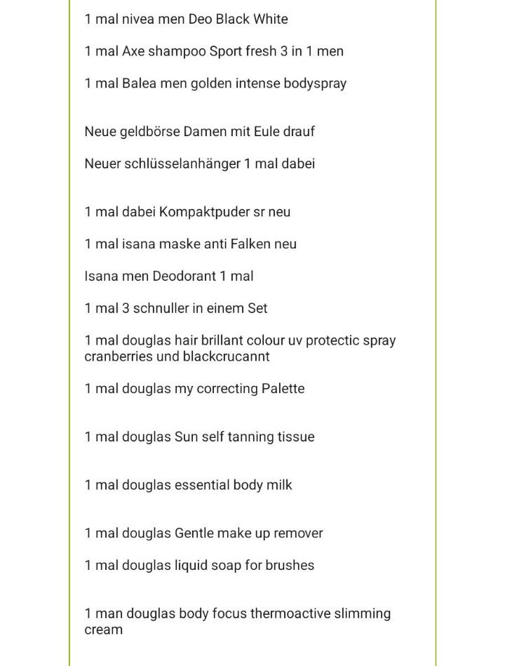 biete geschenk korb neu Alles marken sachen adidas douglas und so weiter herren und damen 95 vb