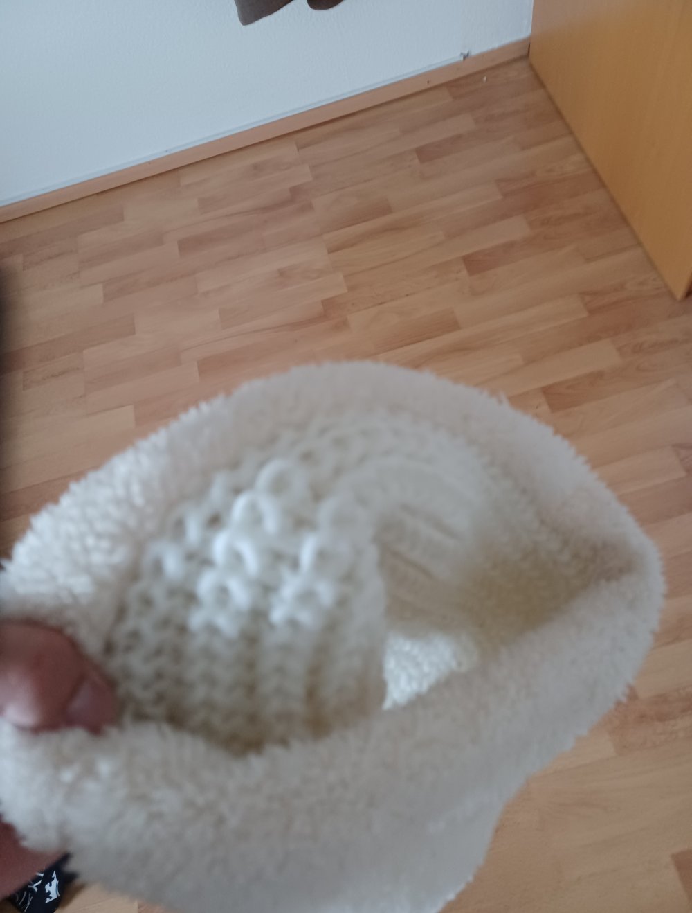 biete schal neu flauschig