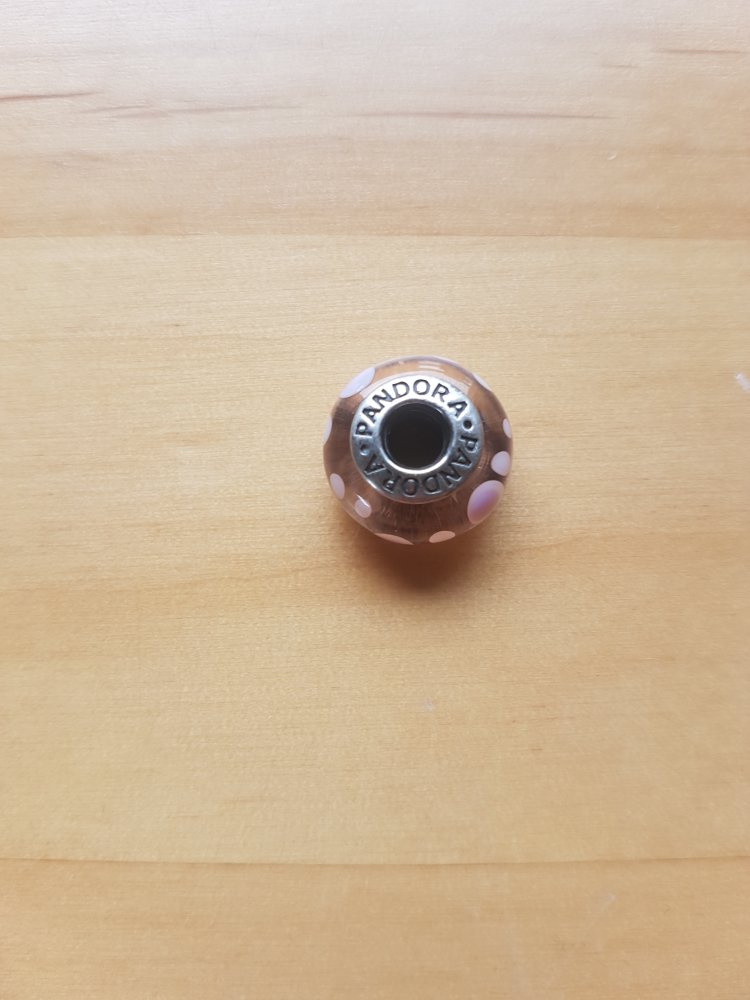 Armband von Pandora + pinker Anhänger, kaum benutzt