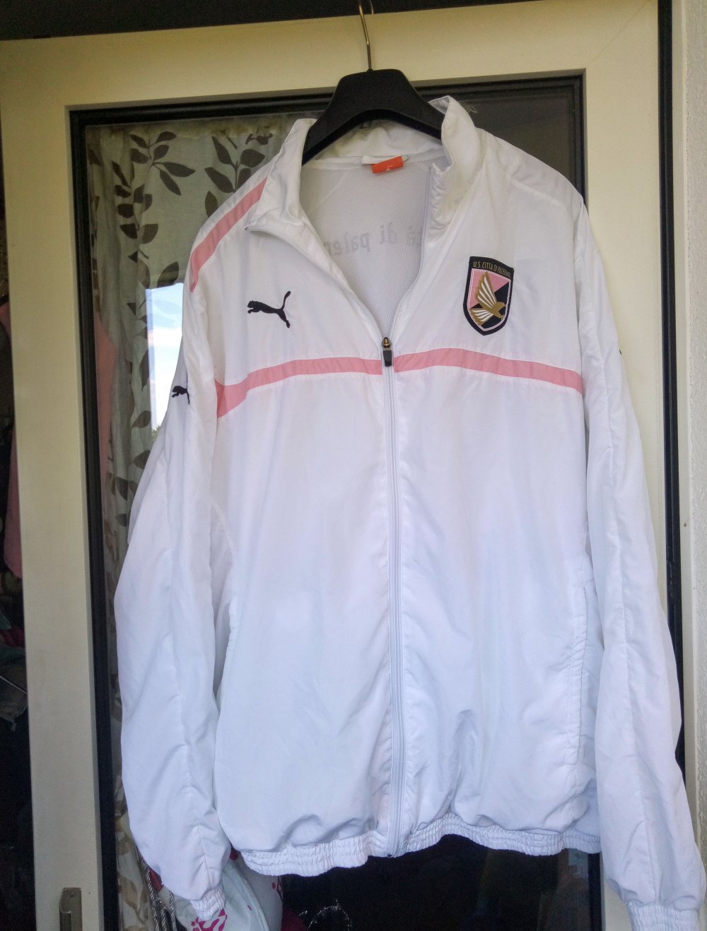 Weiße PUMA Trainingsjacke Gr. XL