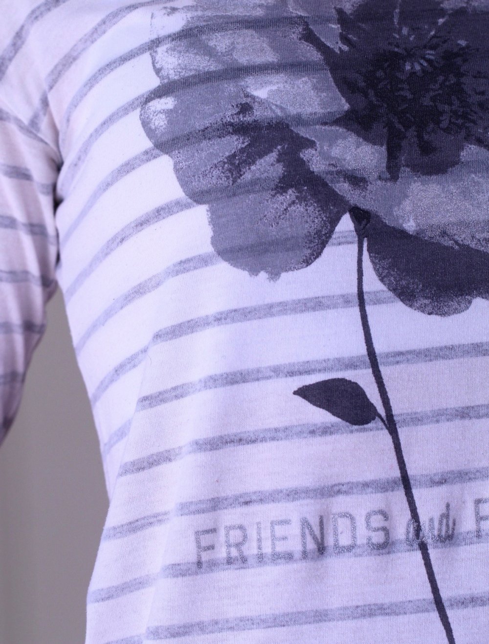 weißes Langarmshirt (Größe 158/164)