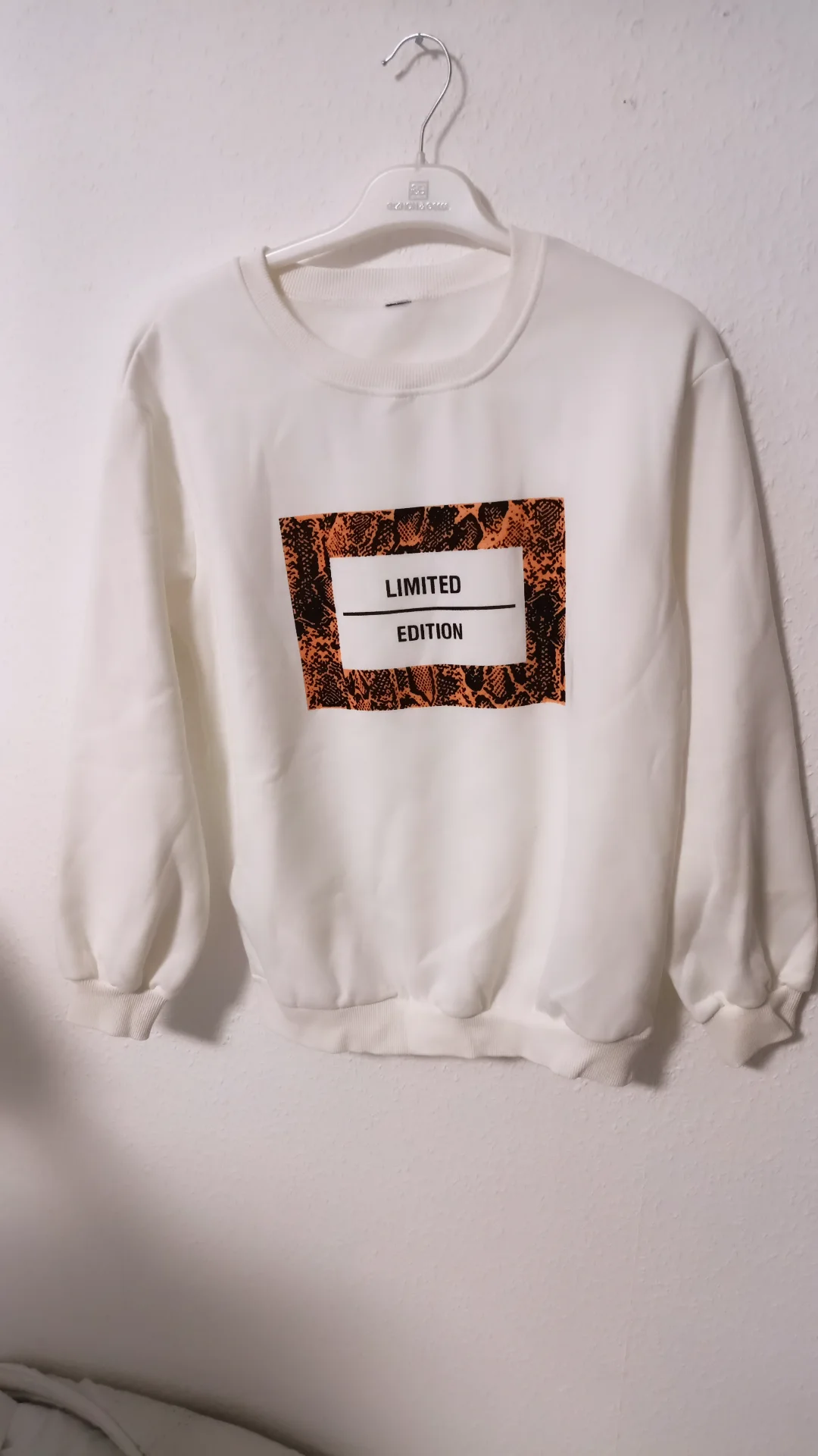 Sweatshirt mit droup Schulter 