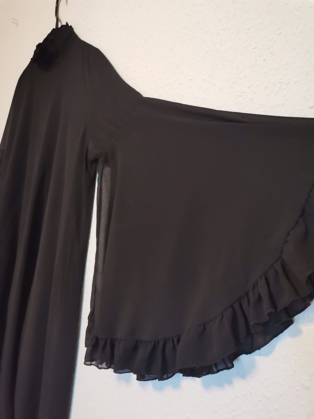 schwarzes midi Kleid Übergröße 44/46