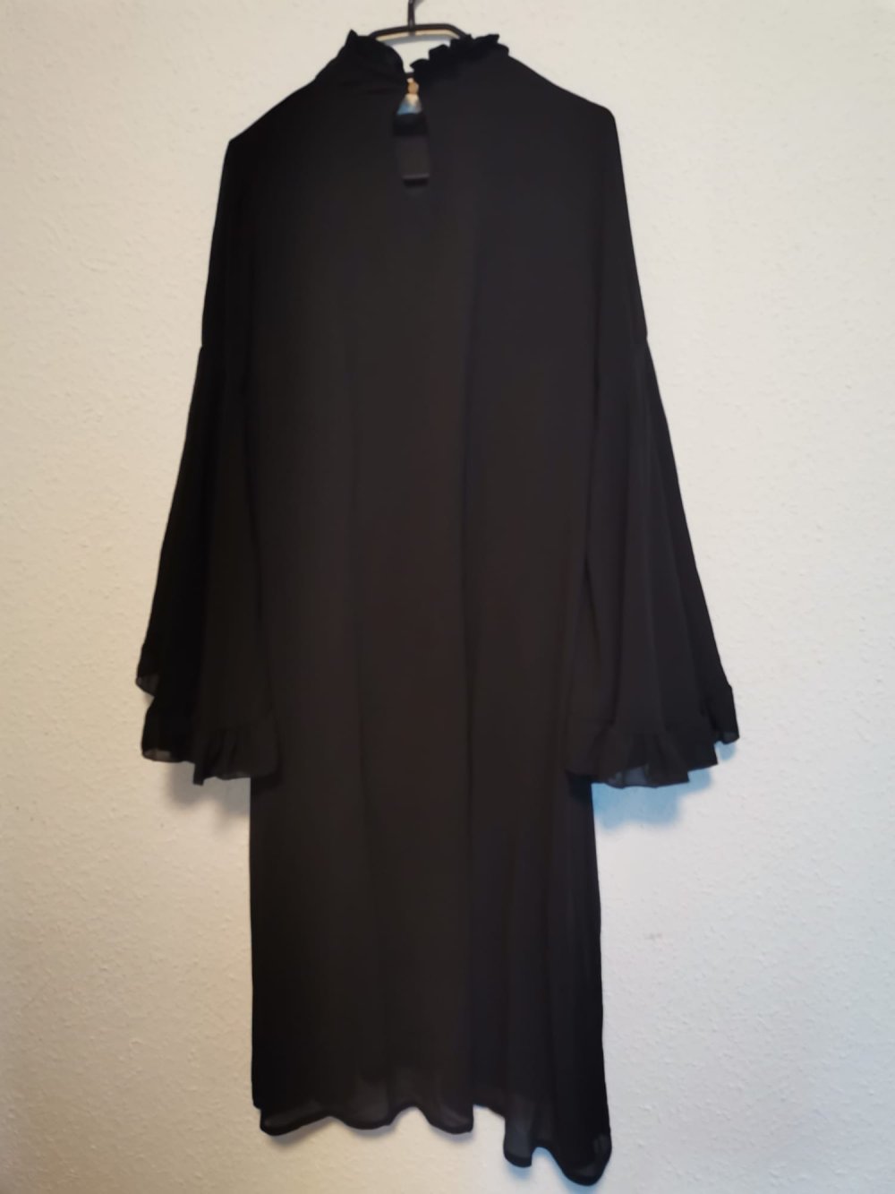 schwarzes midi Kleid Übergröße 44/46
