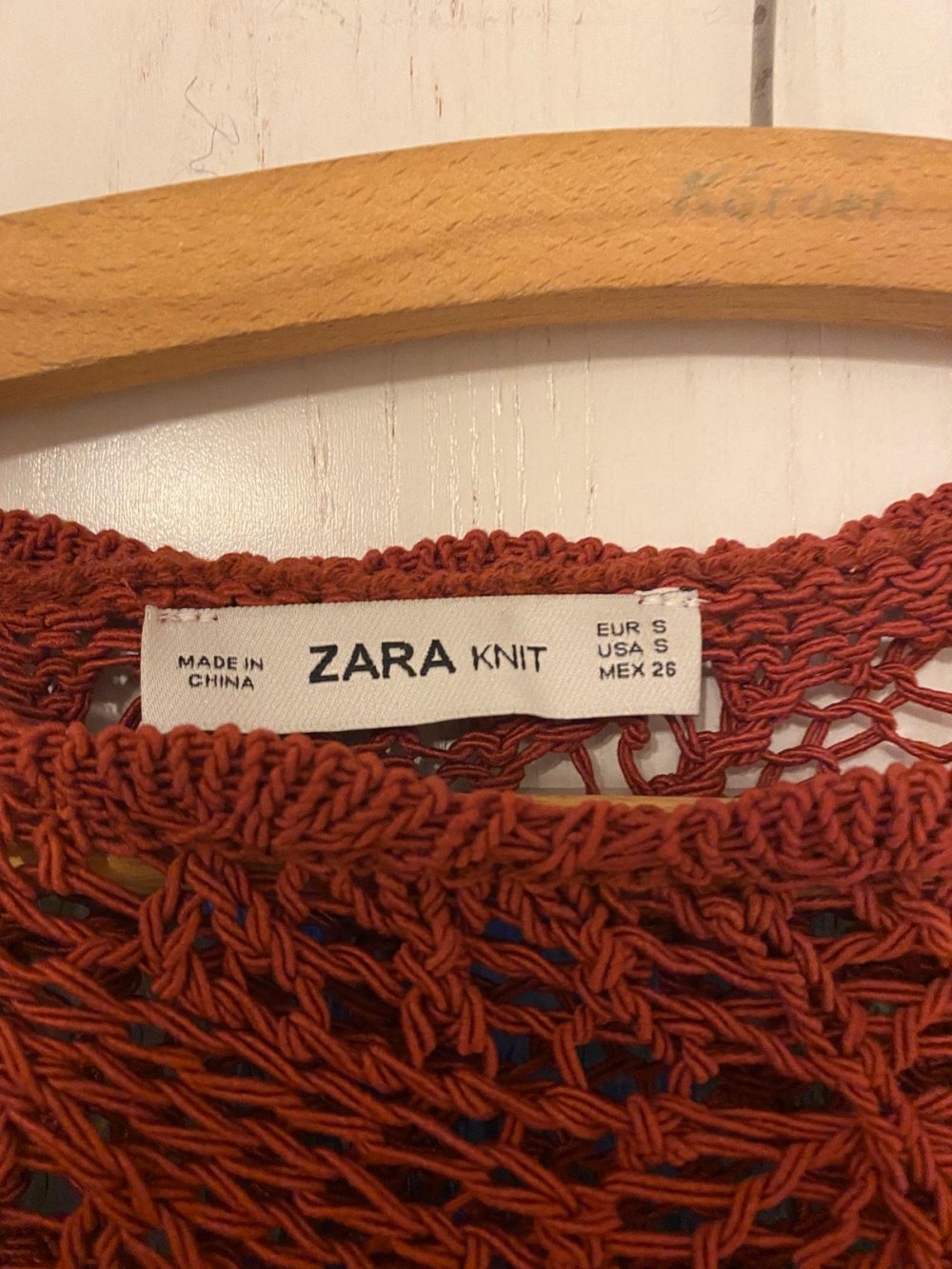 Zara Oberteil Grobstrick perfekt für den Herbst