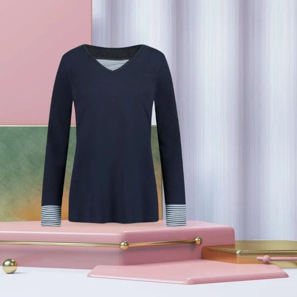 Shirt Marine Größe 38