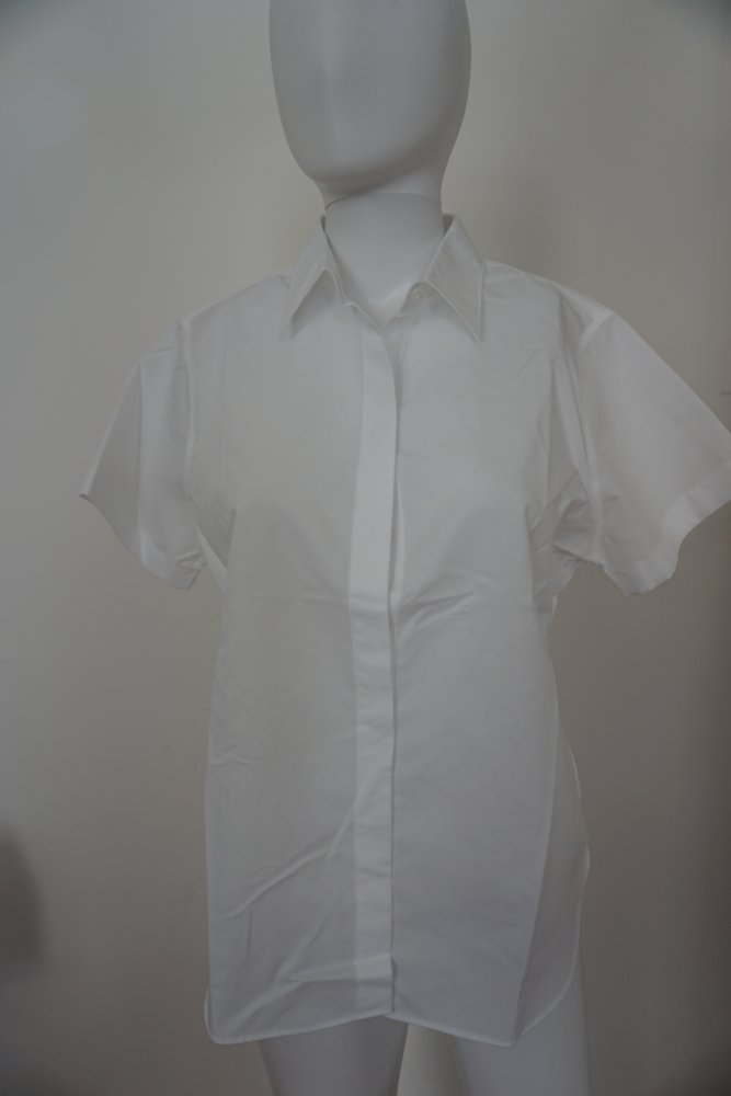 Weiße Bügelfreie Bluse Gr. 38 petite Neu