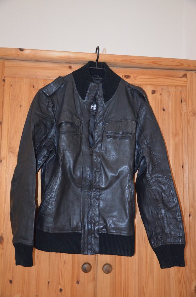 Lederjacke 