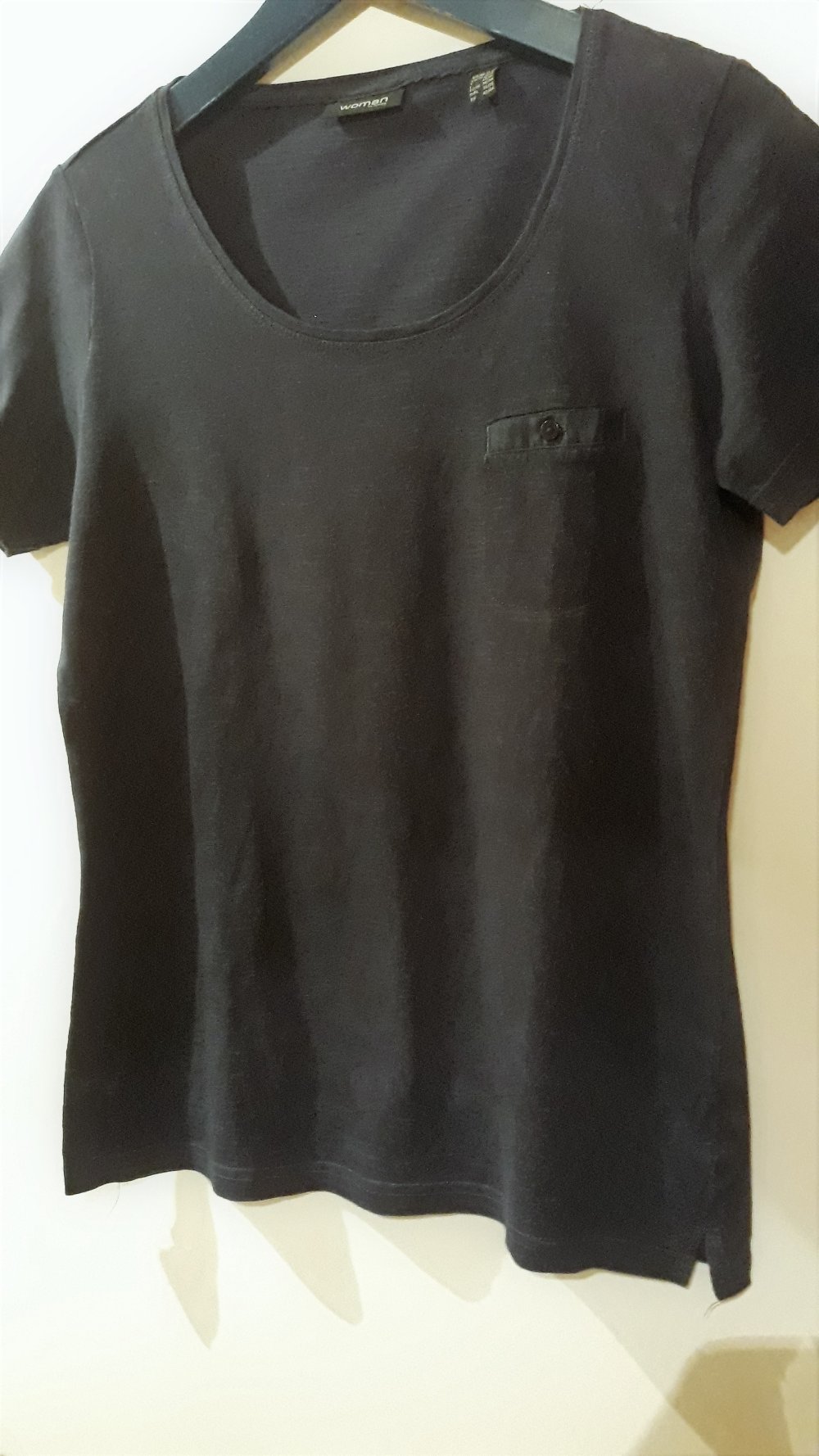 Gutes Damen-T-Shirt von woman, Gr.S(36/38), dunkelblau, nur 4,-€