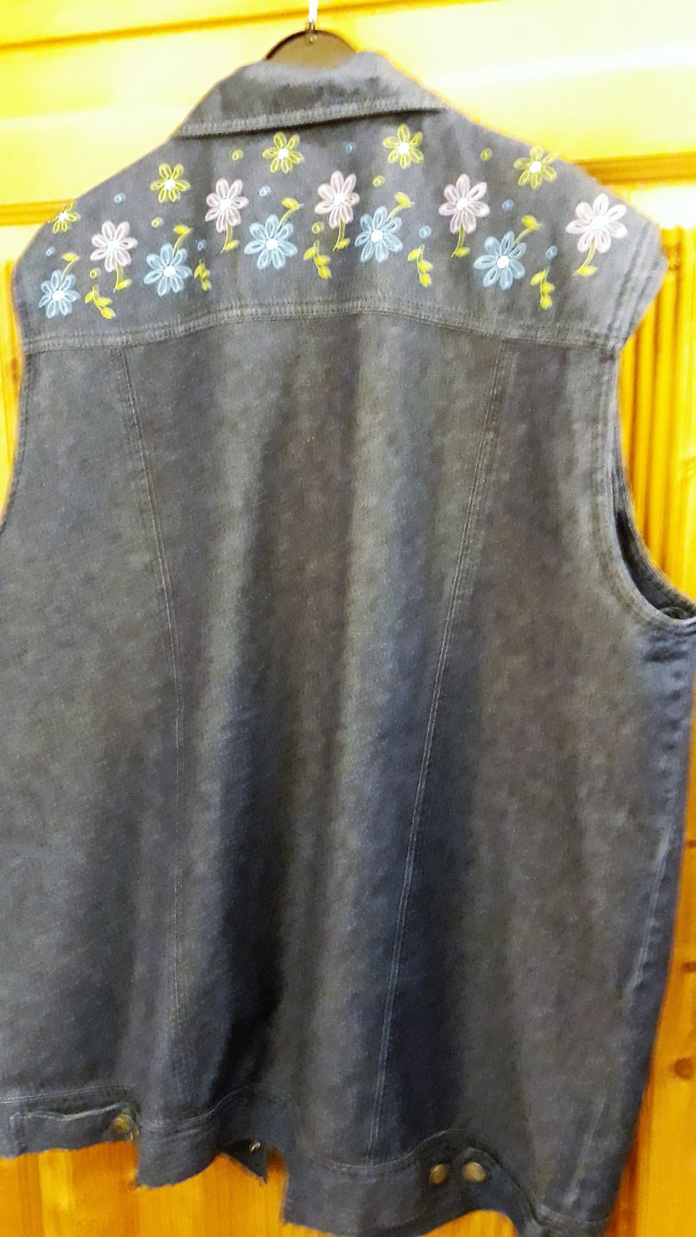 Schöne Damenjeansweste von Grandiosa, Gr. 46, blau, Jetzt nur 4,-€