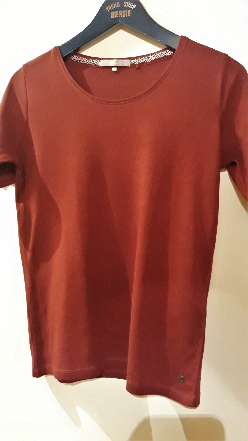 Tolles T-Shirt von CECIL, Gr. S, burgunderrot, nur 1x getragen, nur 4,-€