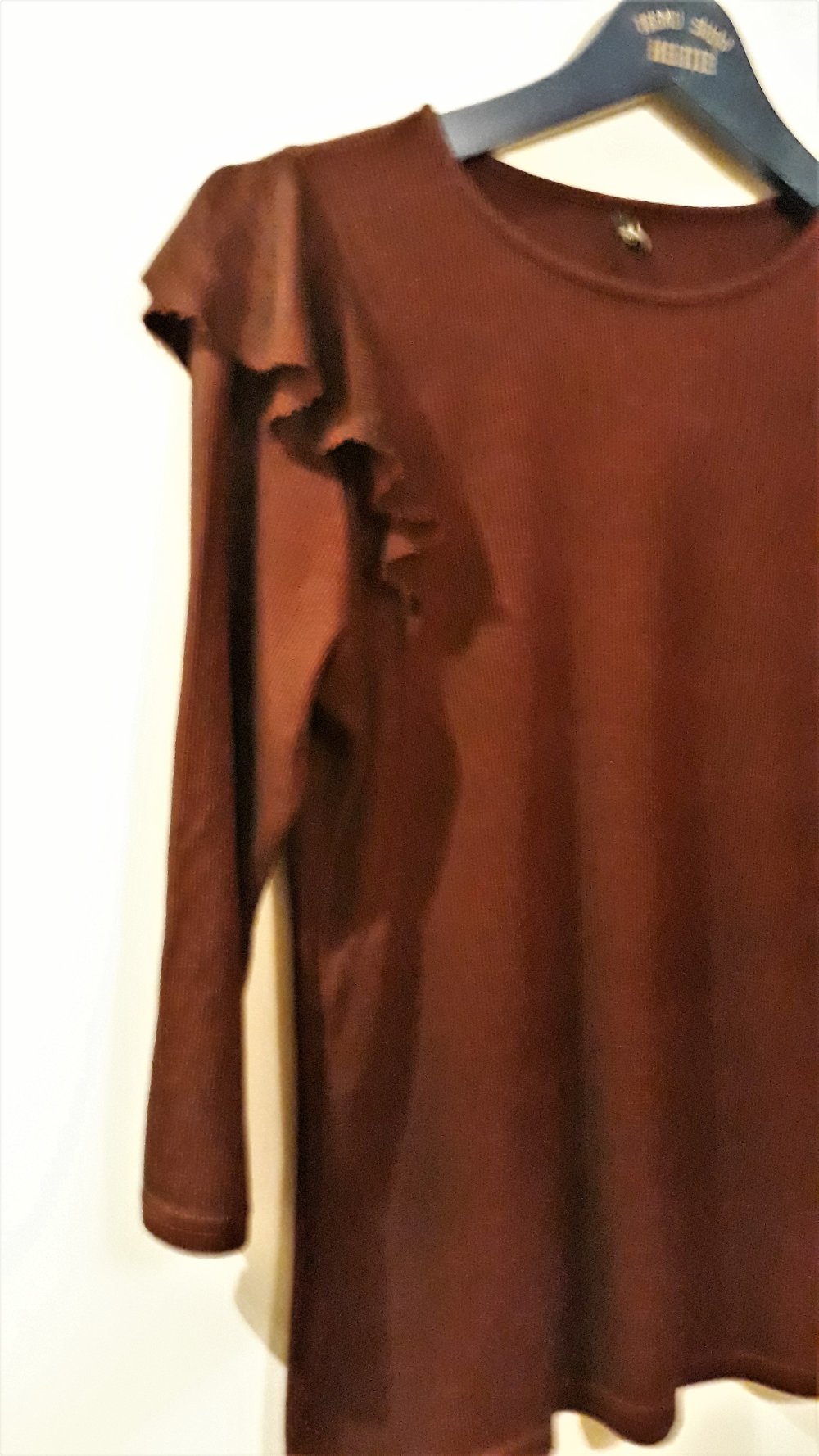 Schicker Damenshirt von Only, Gr.40/M, schwarz/weinrot, nur 4,50€