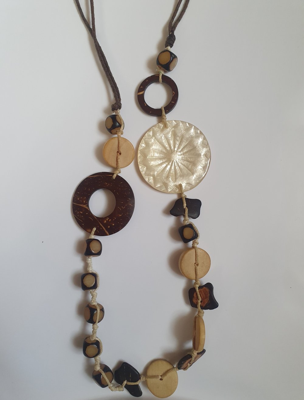 Kette Holzkette Perlenkette