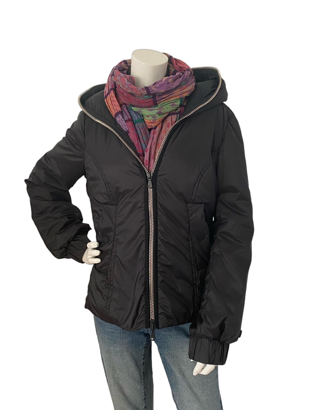 Geospirit, Daunenjacke, Schwarz, Gr 44, neu