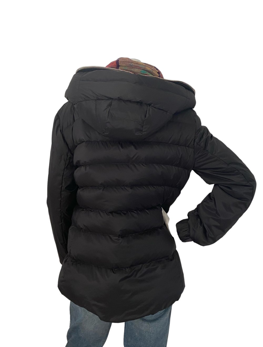 Geospirit, Daunenjacke, Schwarz, Gr 44, neu