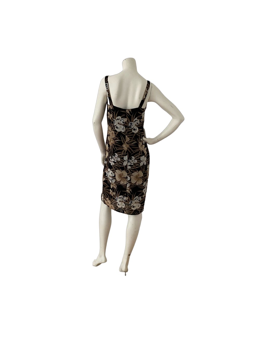 Comma, Kleid, braun, Blumen, Gr 36