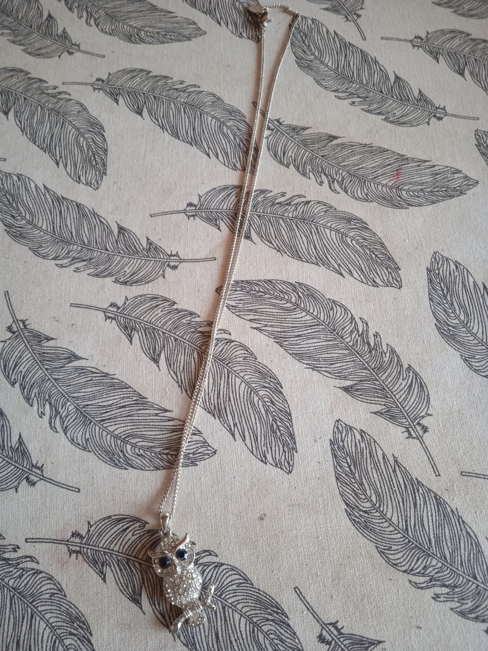 Kette mit Eulenanhänger neu