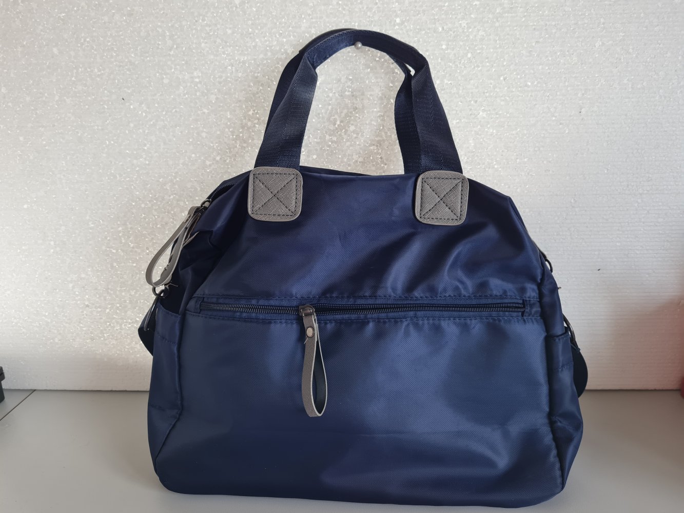 Wasserdichte Nylon-Umhängetasche Dunkelblau