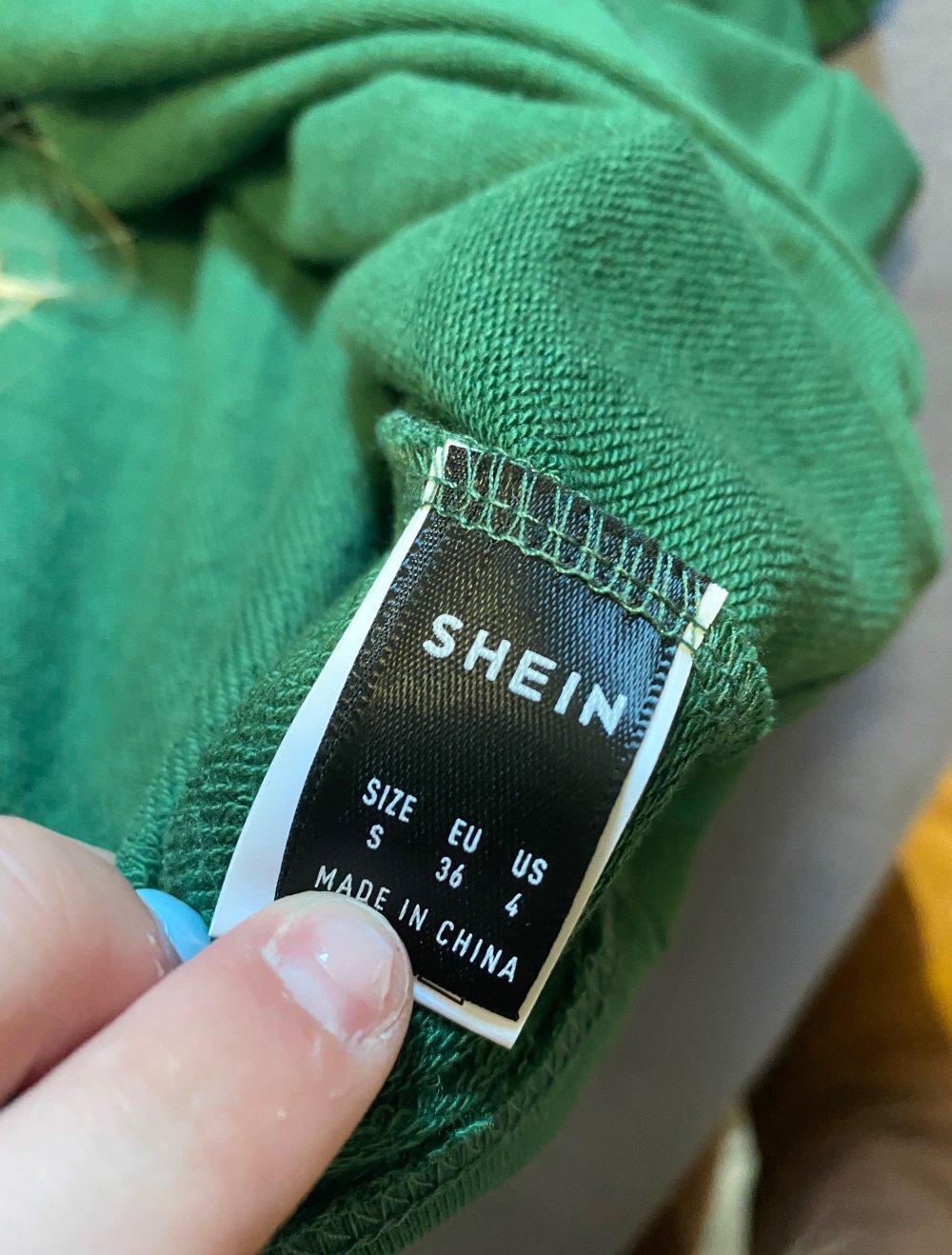 grüner Hoodie neu ungetragen Shein Gr S