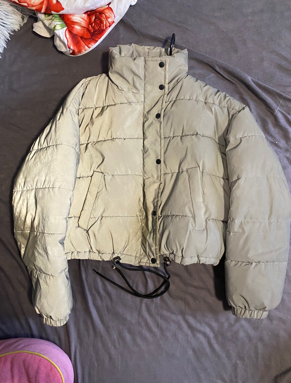 dicke Jacke Winterjacke leuchtet Gr S