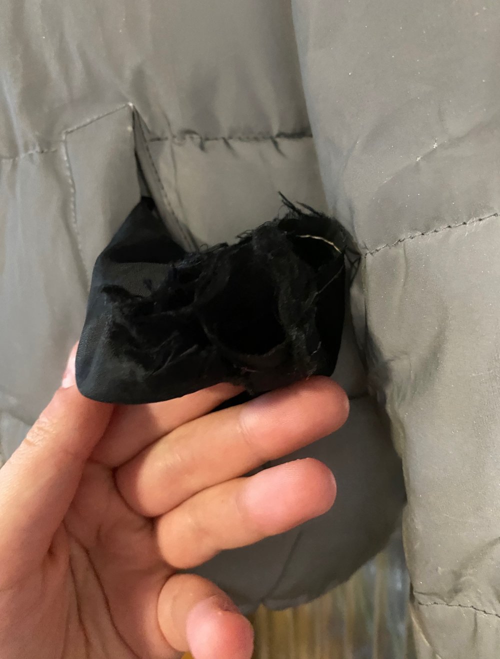 dicke Jacke Winterjacke leuchtet Gr S