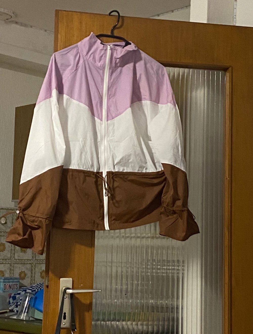 windbreaker/Regenjacke Gr S in Farbblock