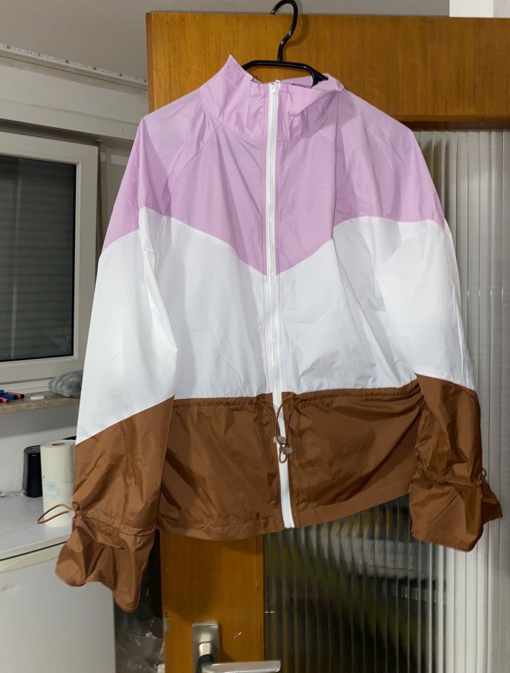 windbreaker/Regenjacke Gr S in Farbblock