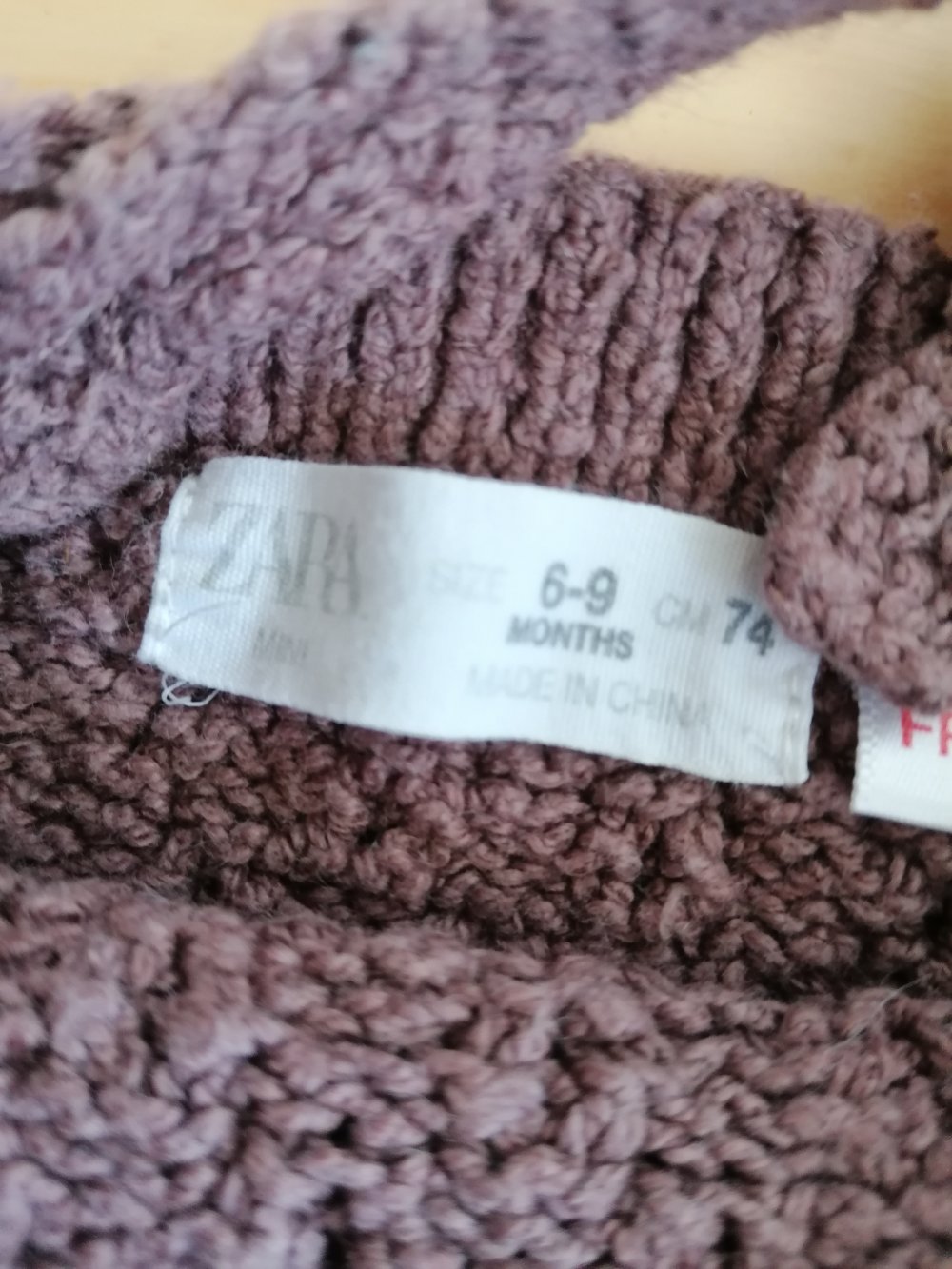 Zara | Gr. 74 | Romper | Strampler | Strick 