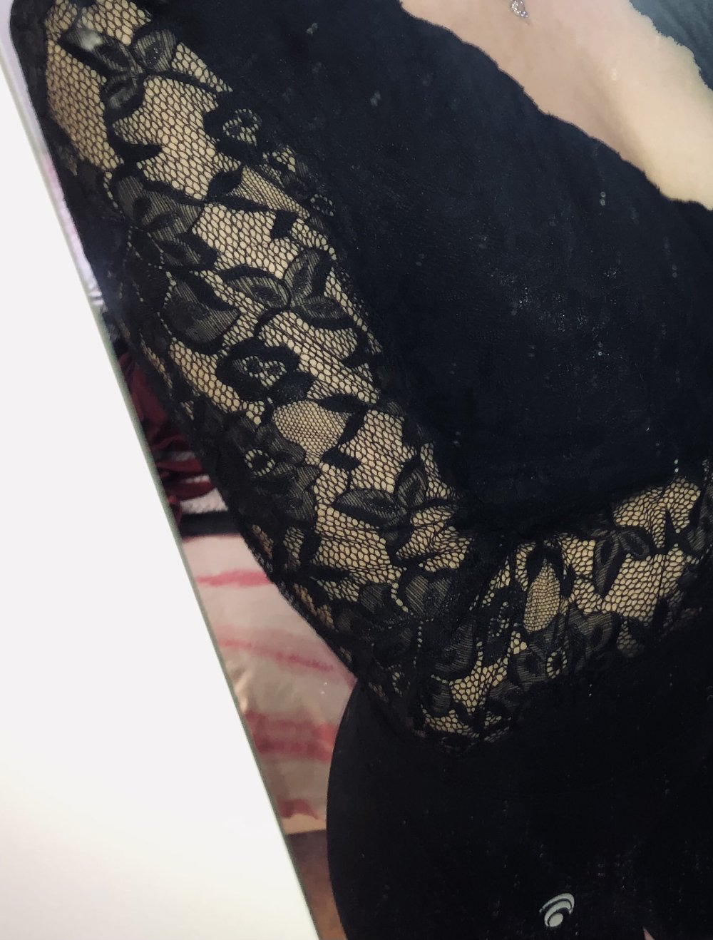 Crop Top Spitzenshirt ?